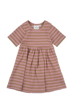 Das New Fro SS-Rippkleid – Pink Nektar